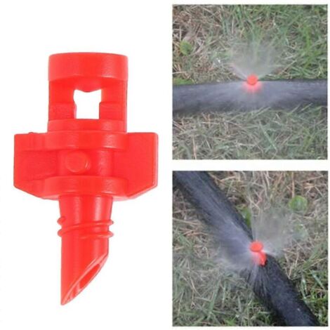 Buses d'arrosage de jardin pour l'irrigation de pelouse, 50 pièces, rouges-AquaForge
