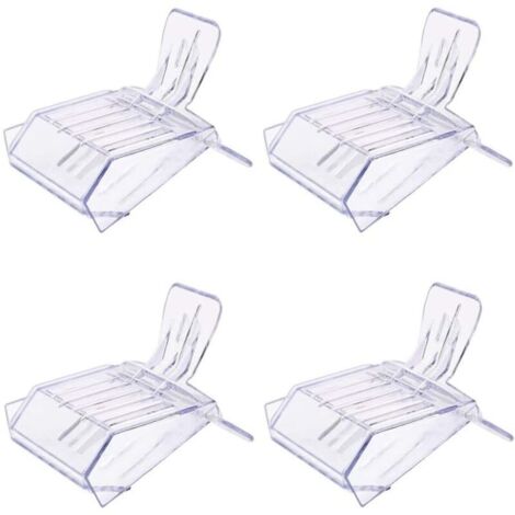 Lot de 4 pièges à reines, en plastique transparent, outil apicole. - AquaForge