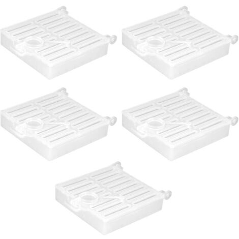 Lot de 5 cages multifonctionnelles pour reines abeilles, en plastique compatible. - AquaForge