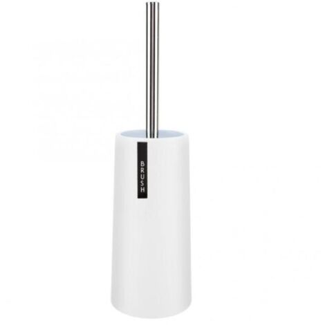 Brosse de toilette simple avec support en acier inoxydable amélioré-AquaForge