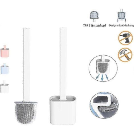 Brosse de toilette en silicone pour salle de bain avec-AquaForge