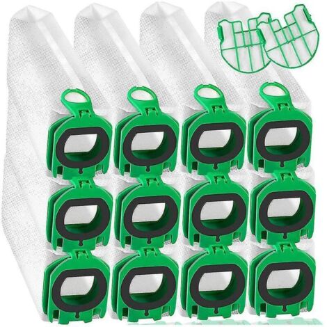 Sacs de rechange pour aspirateur compatibles avec Vorwerk Kobold VB100 FP100-AquaForge