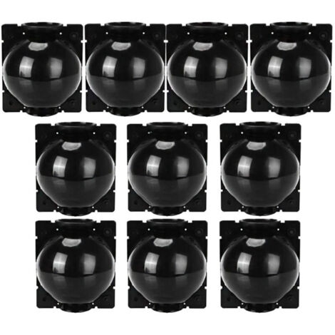 Lot de 10 billes de propagation haute pression pour greffage, noires. - AquaForge (1/5)