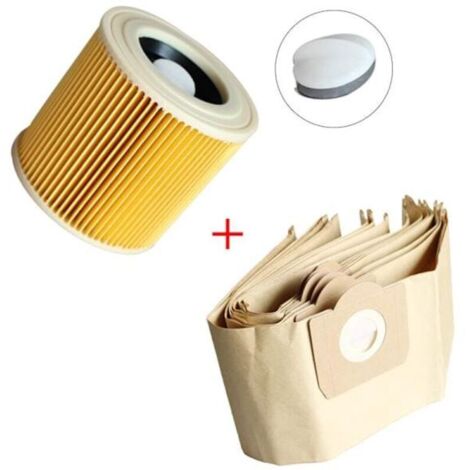 Sac d'aspirateur et filtre 1x pour aspirateur Kärcher WD3 Premium-AquaForge