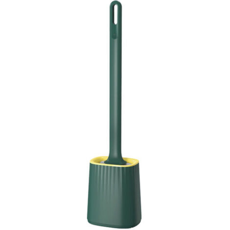 Brosse de toilette murale en PP+TPR, imitation silicone-AquaForge