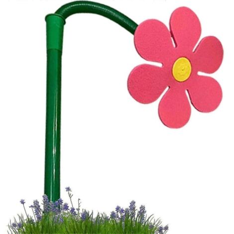 Arroseur de jardin, arroseur à fleurs folles, arroseur de jardin à fleurs dansantes pour arroser le jardin, jeu pour enfants, rouge. DXET (FMY)-AquaForge