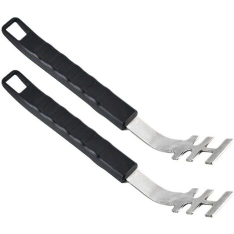 Lot de 2 pinces à griller, accessoires anti-brûlure pour barbecues, compatibles avec le déplacement des barbecues chauds. - AquaForge (1/5)