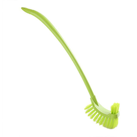 Brosse de toilette en plastique, double face multi-usages-AquaForge