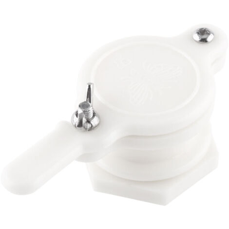 Robinet en plastique pour extraire le miel des abeilles, vanne à guillotine, outil apicole, matériel apicole (blanc) - AquaForge