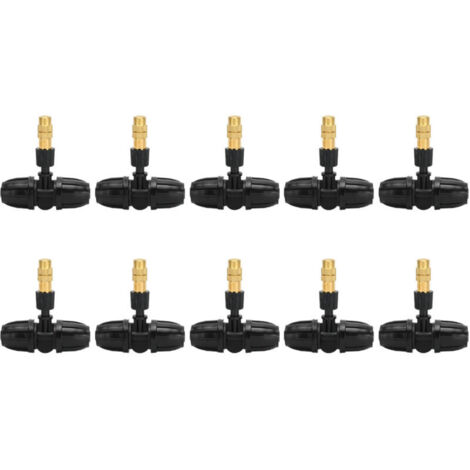 Lot de 10 buses d'arrosage en T pour tuyau d'arrosage de jardin (8/11 pouces), avec brumisateur.-AquaForge