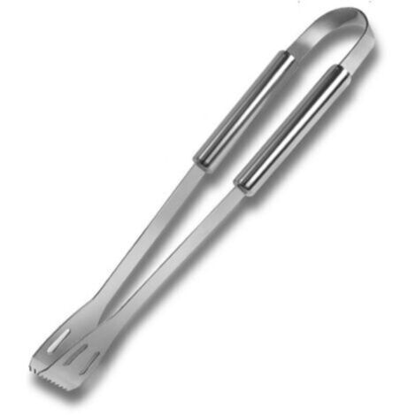 Pince à barbecue en acier inoxydable (35 cm), ustensile de cuisson de la viande, réutilisable, accessoires de barbecue, pince - AquaForge (1/5)
