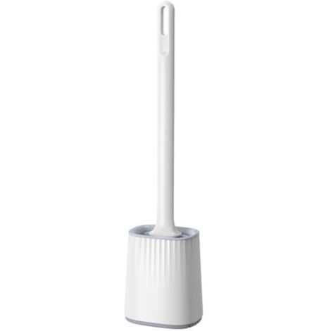 Brosse de toilette murale en PP+TPR, imitation silicone-AquaForge