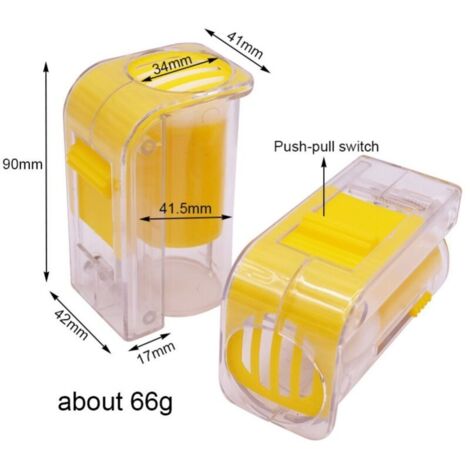Kit avec 2 flacons d'étiquetage Queen Bee à une main, en plastique - AquaForge