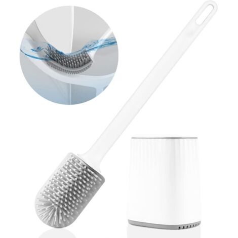Brosse de toilette en silicone multifonction 3 en 1-AquaForge