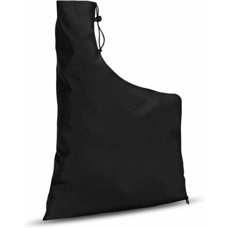 Sac à feuilles pour aspirateur AquaForge, 60 cm x 44 cm, noir, de rechange, en Oxford, imperméable, avec fermeture éclair.