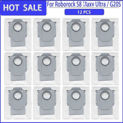 Sacs pour aspirateur Roborock S8 MaxV / Ultra G20s (paquet de 12)-AquaForge