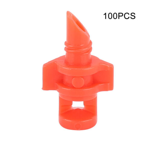 Lot de 100 micro-arroseurs de jardin à brumisation 360° avec buses à réfraction et atomisation-AquaForge