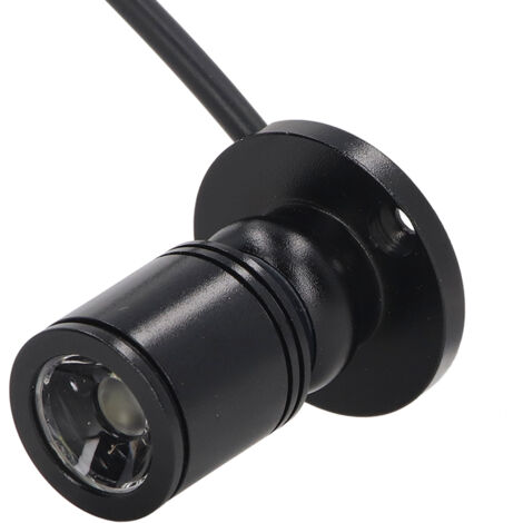 Eosnow – Mini spots lumineux LED USB à intensité variable – Aluminium – Câble 2m – Lumière chaude 3000K – Installation facile pour vitrines et armoires (1/5)