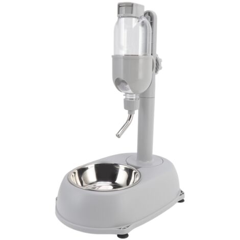 Eosnow – Bol distributeur d'eau debout pour animaux – 500ml – Matériau PP et ABS – Hauteur réglable – Base antidérapante pour stabilité