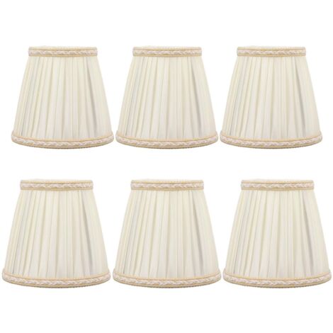Nannigr 6 Pièces Abat-Jour pour Lampes de Table Lampe, abat jour clip, abat jour , Lustre de Bougeoir - B (1/5)