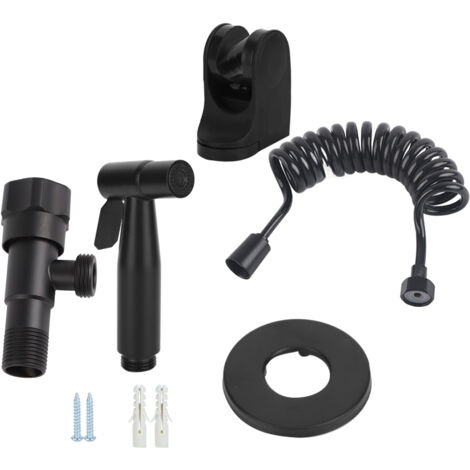 Nannigr G1 / 2 en acier inoxydable Thread Bidet pulvérisateur pour toilettes de salle de bain Black B Style