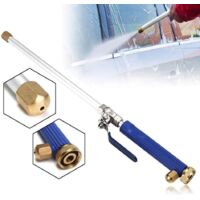 Pistolet haute pression pour nettoyeur avec buses réglables et télescopique – Pour lavage voiture, arrosage jardin, terrasse, connexion rapide Karcher et similaires, jet concentré ou diffus