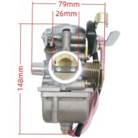 Carburateur GN125 26MM GN125 125 gn125e 606-004 Pièces de carburant pour moto Suzuki, ensemble de corps de papillon à rapport de haute précision, atomisation uniforme du carburant.