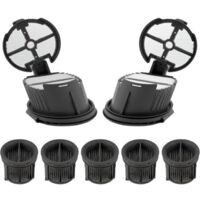 (7 pièces) filtres de rechange compatibles avec aspirateur sans fil H14PRO/H20 Ultra/H30 Ultra, kit d'accessoires de filtres, vertical filtre pour aspirateur, filtre à cartouche