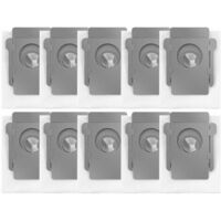 Lot de 10 sacs d'aspirateur pour iRobot Roomba i7 i7+ i7 Plus S9 S9+ i3 i3+ j7 j7+ E5 E6 E7 pour iRobot Sacs de rechange pour iRobot Roomba i7