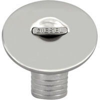 Col de remplissage coudé à 60 degrés en acier inoxydable 316 de 38 mm pour une utilisation marine et nautique.