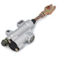 Maître-cylindre de frein hydraulique arrière pour moto tout-terrain, quad et motocross 50cc, 70cc, 110cc, 125cc, 150cc et 250cc - Argent
