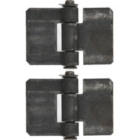 Eosnow Charnière bout à bout de porte 106X75 5mm, roulement à souder sur charnières pour remorque, 2 pièces