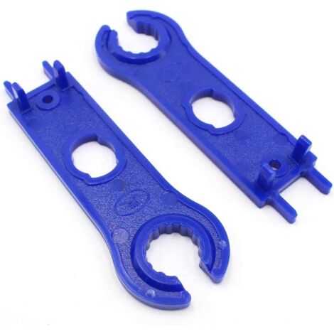 MC4 Clés pour Solar Photovoltaique Câble Connecteur, Clés pour Connecteur PV,Outils Portables,Dureté élevée, Résistant à l'usure,Solaires Cable Accessoires Connecteurs (1 Paire) (1/5)