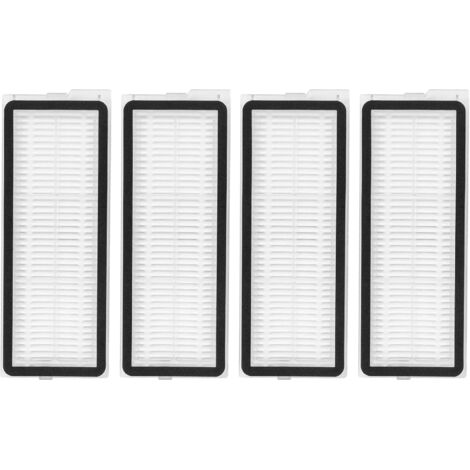 4x filtres HEPA pour Roborock Qrevo S/Qrevo S5V/Qrevo Pro/Qrevo Plus/Qrevo MaxV/Qrevo Curv/Qrevo Curve/Qrevo Edge/Qrevo Curv S5X/Qrevo EDGE S5A/QV 35A/QV 35S accessoires d'aspirateur robot