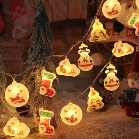 Guirlande lumineuse LED, décorations de Noël, alimentation USB, 3 mètres de long - version peinte, 1 pièce (1/3)