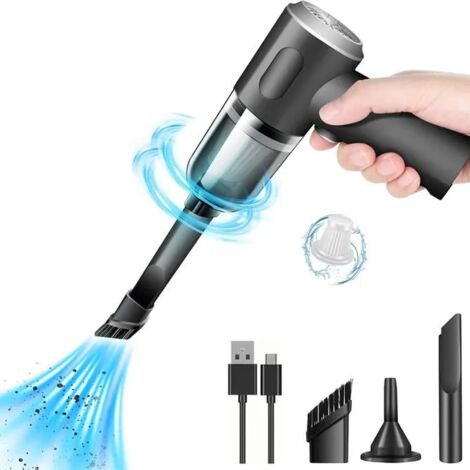 Aspirateur à Main,5000 PA Aspirateur Voiture Puissant sans Fil 120W Mini Aspirateur sans Fil Portable et Rechargeable (1/5)