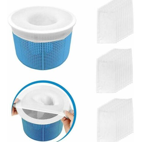Filtre pour écumoire de piscine, blanc, 1322cm, 30pcs (1/5)