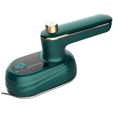 Fer à repasser rotatif pliable Mini 33W Portable de voyage pour vêtements, Vert foncé EU Plug, Ensoleillé (1/5)