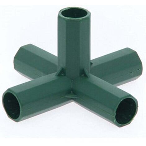 10 Pièces 16mm Raccord en PVC 5 Types Support Stable Connecteur De Construction De Cadre De Serre Robuste (1/5)