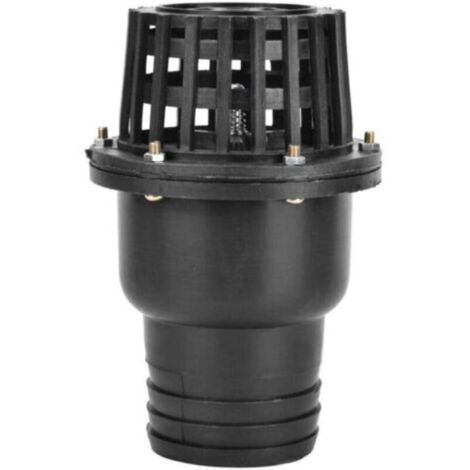 Clapet anti-retour plat basse pression pour pompe à eau, en PVC noir, pour machines hydrauliques (3")