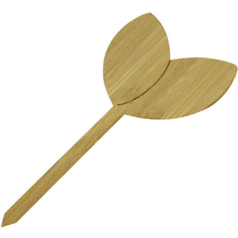 30 Pièces 12 CM Etiquette Jardin Exterieur, Etiquette Pour Plante Bambou, Etiquette Potager,Etiquettes Semis,Convient aux Légumes Succulents et Aux Fleurs (1/4)