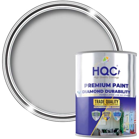 HQC Anti Mould Paint - Prevents Mould on Interior Walls & Ceilings - Dove Grey - 5L