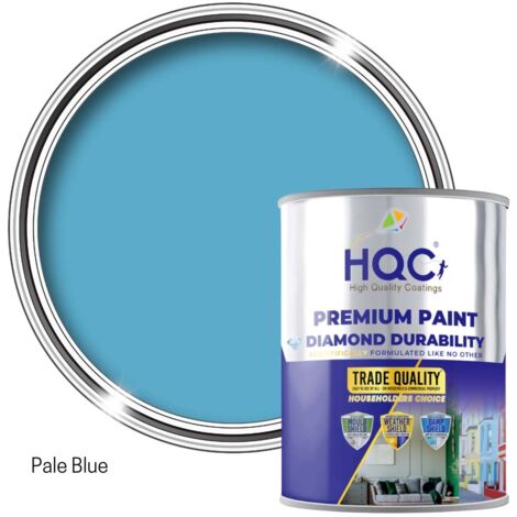 HQC Blackboard & Chalkboard Paint - Easy Clean, Writable & Erasable Surface - Pale Blue - 2.5L