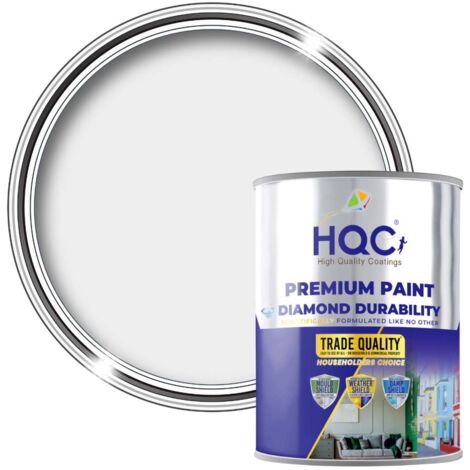 HQC Blackboard & Chalkboard Paint - Easy Clean, Writable & Erasable Surface - Light Grey - 5L