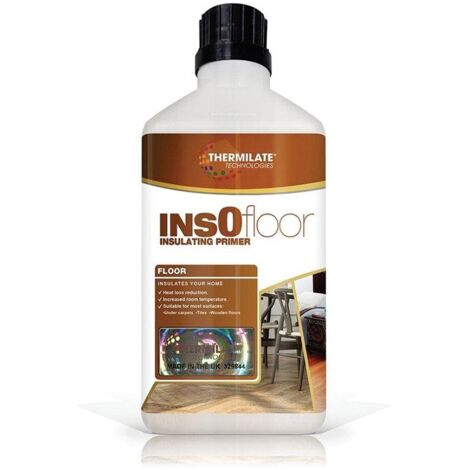 InsOfloor Floor Primer - Insulating, Energy Saving & Anti-Condesation Primer for Floors & Tiles - Additive - 1L (1/5)