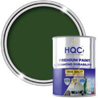 HQC Masonry Touch Up Paint - Repairs & Covers Brick, Concrete, Pebbledash & Plaster - Racing Green - 2.5L