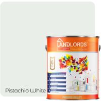 Landlords Paint - Barn Paint - Weatherproof Protection for Wood & Metal - Pistachio White - 2.5L