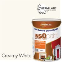 InsOpaint Interior Emulsion Paint - Anti Mould, Insulating & Snergy saving for Interior Walls & Ceilings - Creamy White - 5L