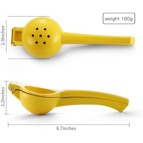 Presse-agrumes Manuel Pour Citrons Et Fruits - Avec Base Ventouse Et Filtre - Design Anti-éclaboussures Et Facile à Nettoyer