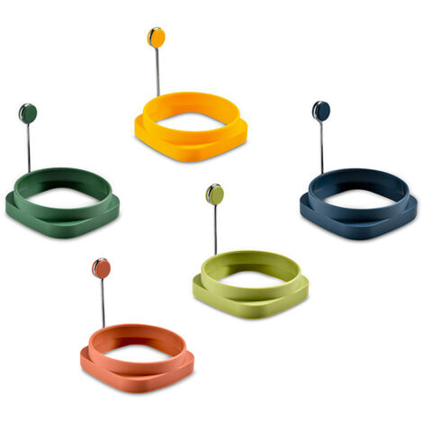 Anneau En Silicone Pour œufs Au Plat Ronds De 10,2 Cm - Gadget De Cuisine Anti-adhésif Pour Petits Déjeuners Parfaits